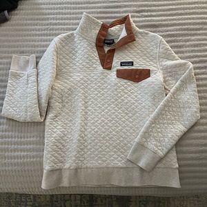 Patagonia crew neck pullover button up